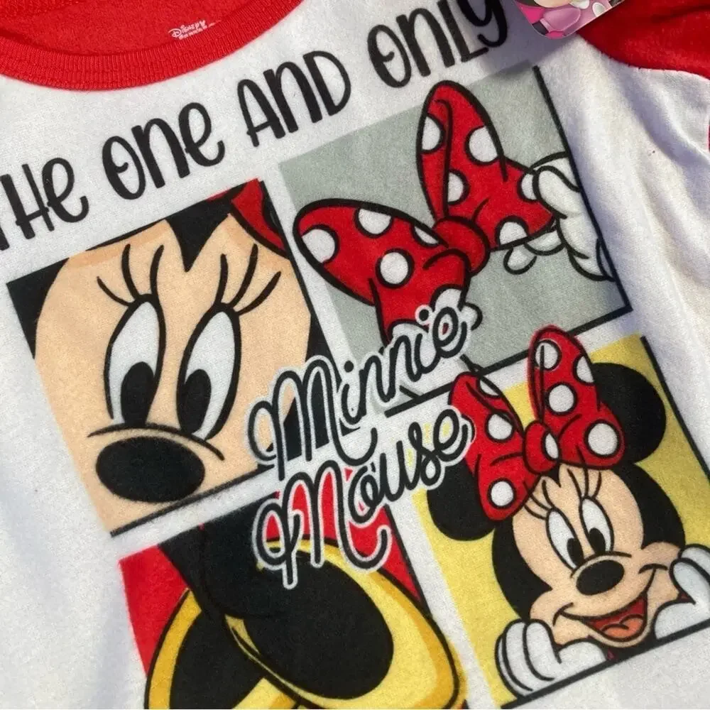 Disney Junior‎ Minnie Mouse Toddler Girls 2 Piece Pajama Set Size 18 Months